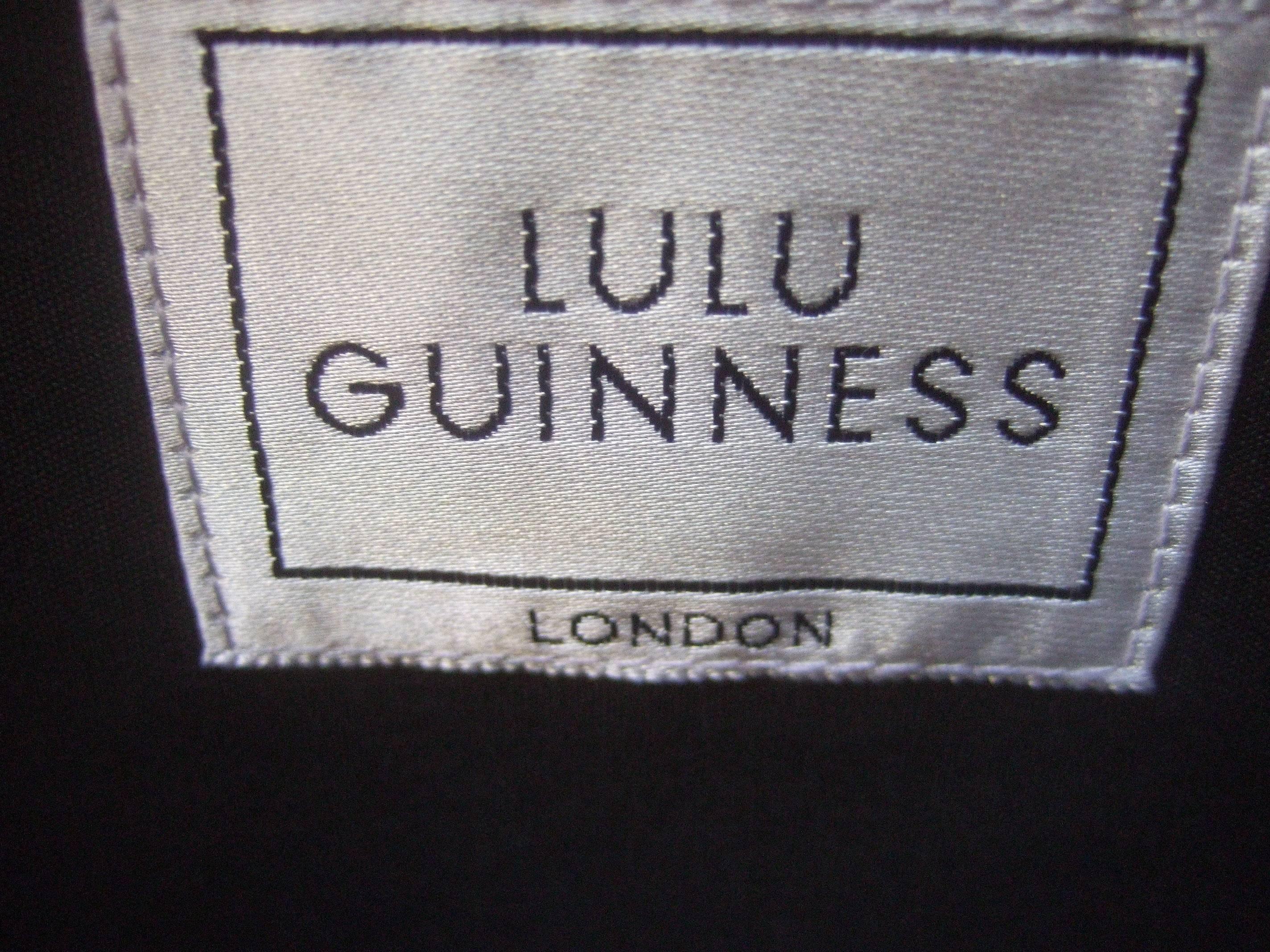 lulu guinness canvas tote bag