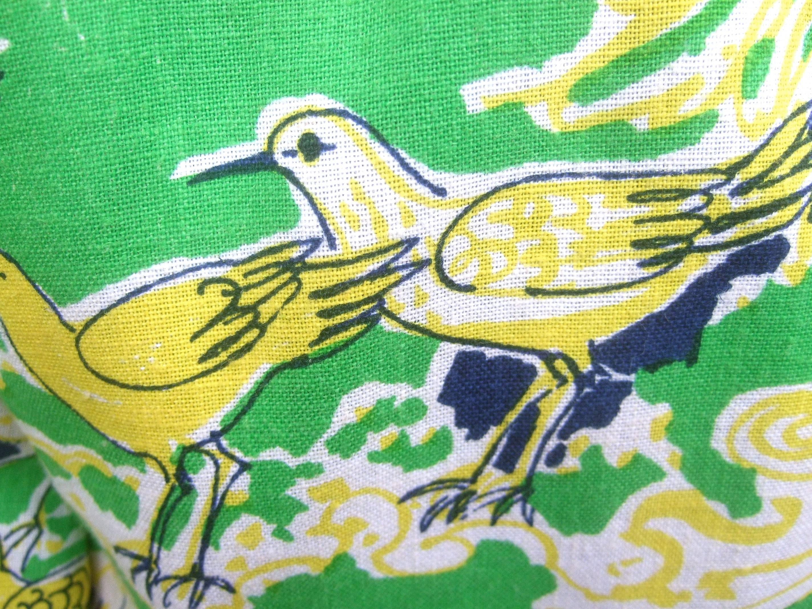 Lilly Pulitzer Men's Whimsical Seagull Print Jacket ca 1970 3