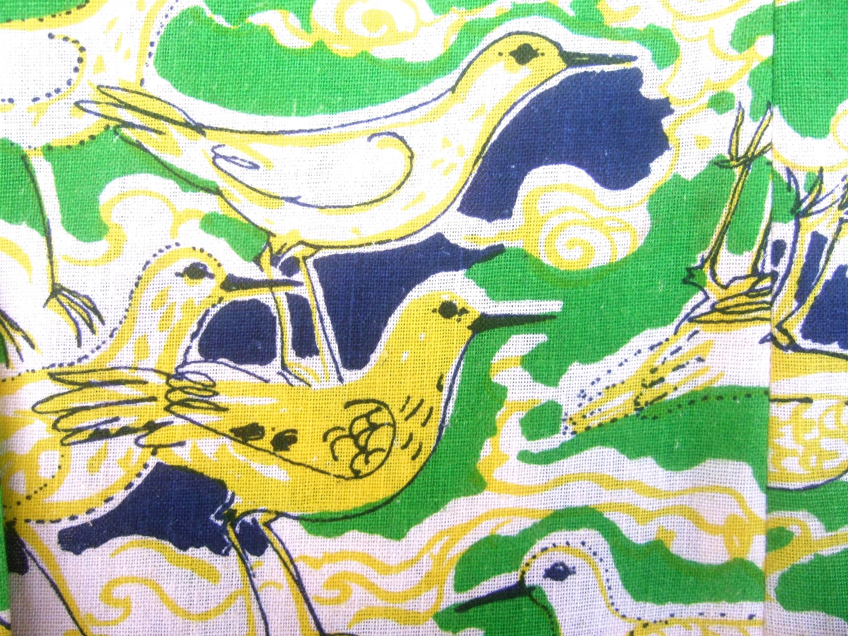 Lilly Pulitzer Men's Whimsical Seagull Print Jacket ca 1970 1