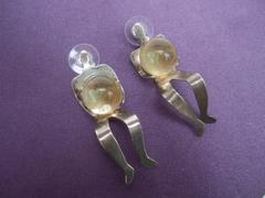 Figural Man Sterling Pools of Light Artisan Earrings