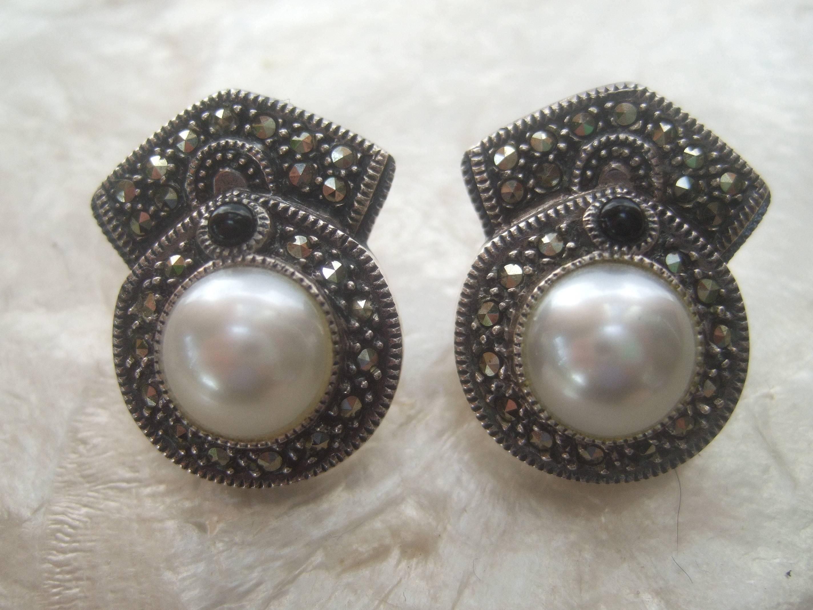 judith jack pearl earrings