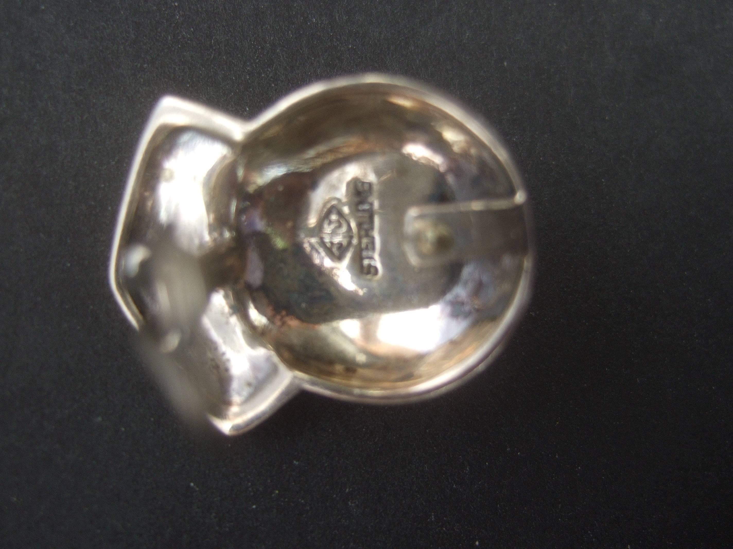 Judith Jack Opulent Sterling Marcasite Pear Clip Earrings  1