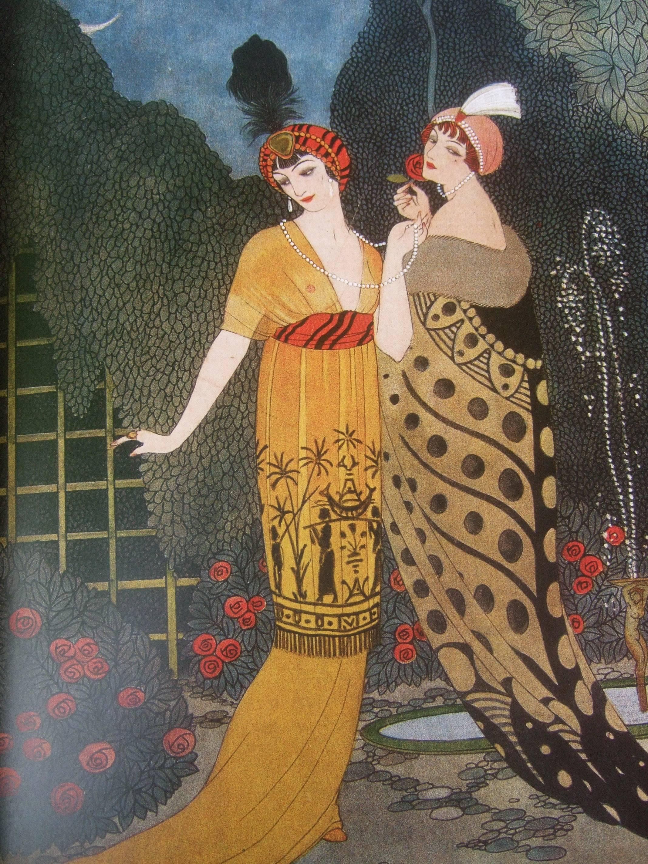 Paul Poiret Hardcover book of his incredible fashions 
The book features a myriad of his incredible early 20th 
century haute couture garments 

Combined with an archive of illustrations of his beautiful
designs. His couture designs dominated the