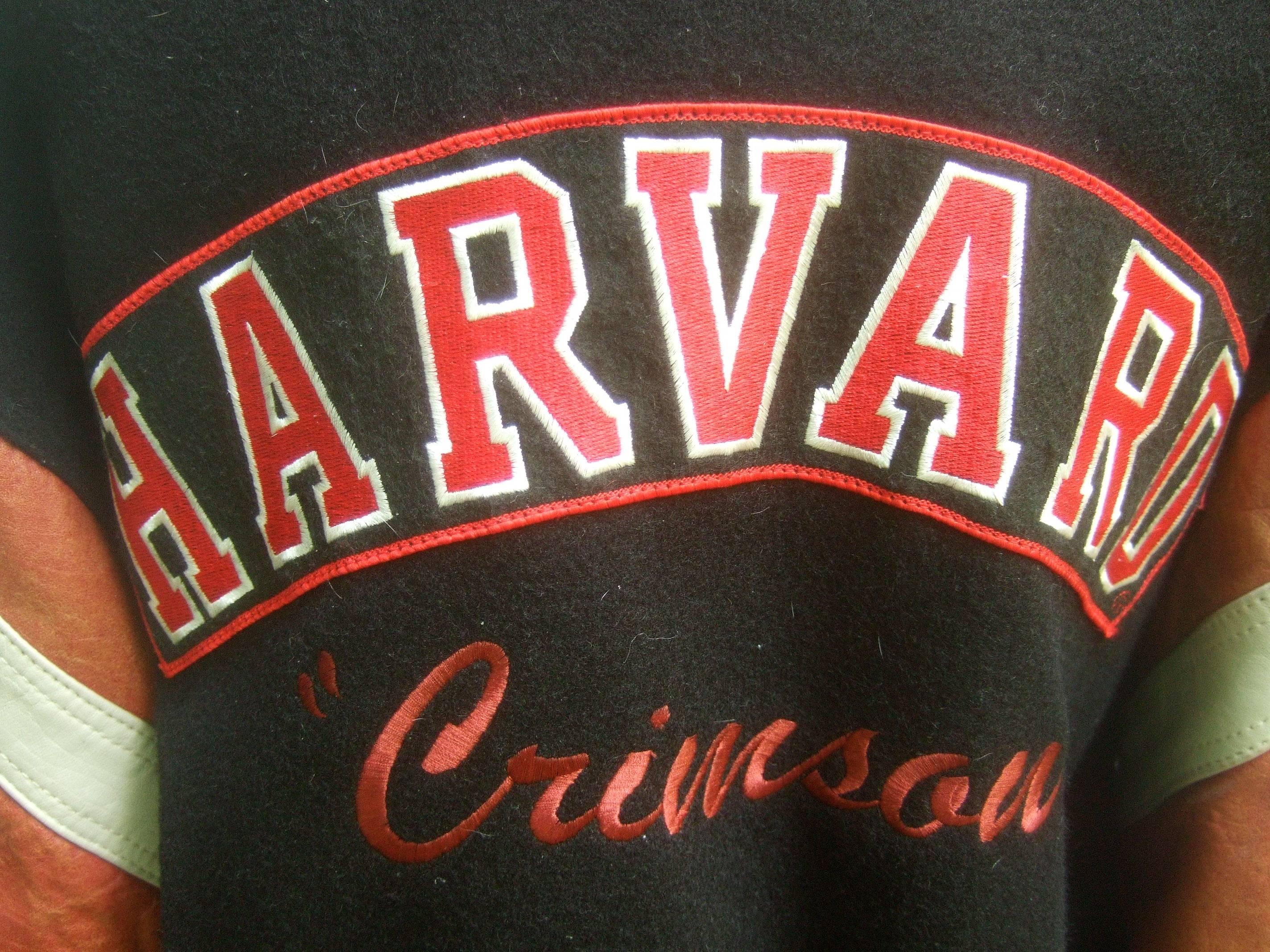 harvard leather jacket