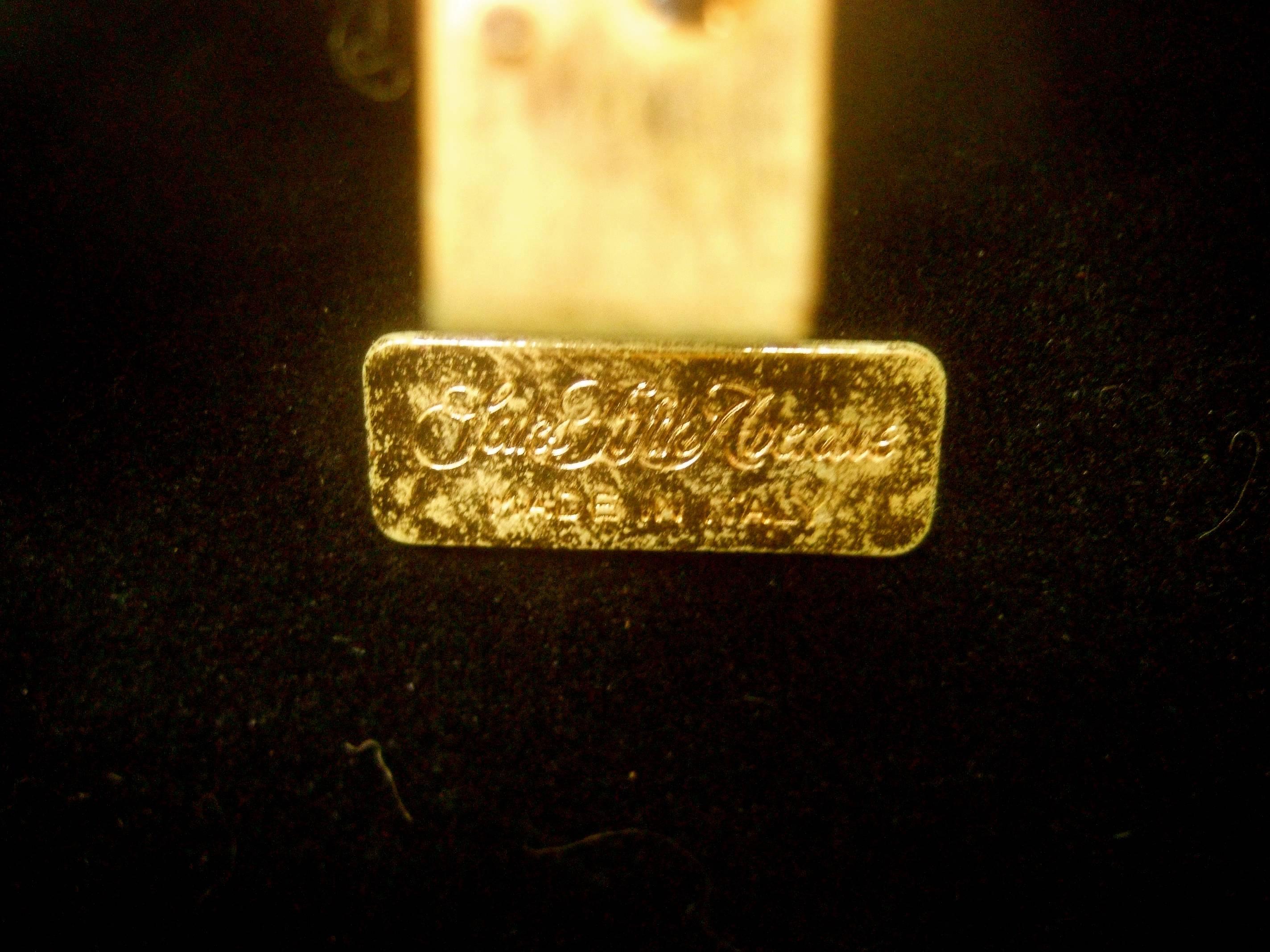 Saks Fifth Avenue Opulent Italian Gilt Metal Evening Bag ca 1970s 5