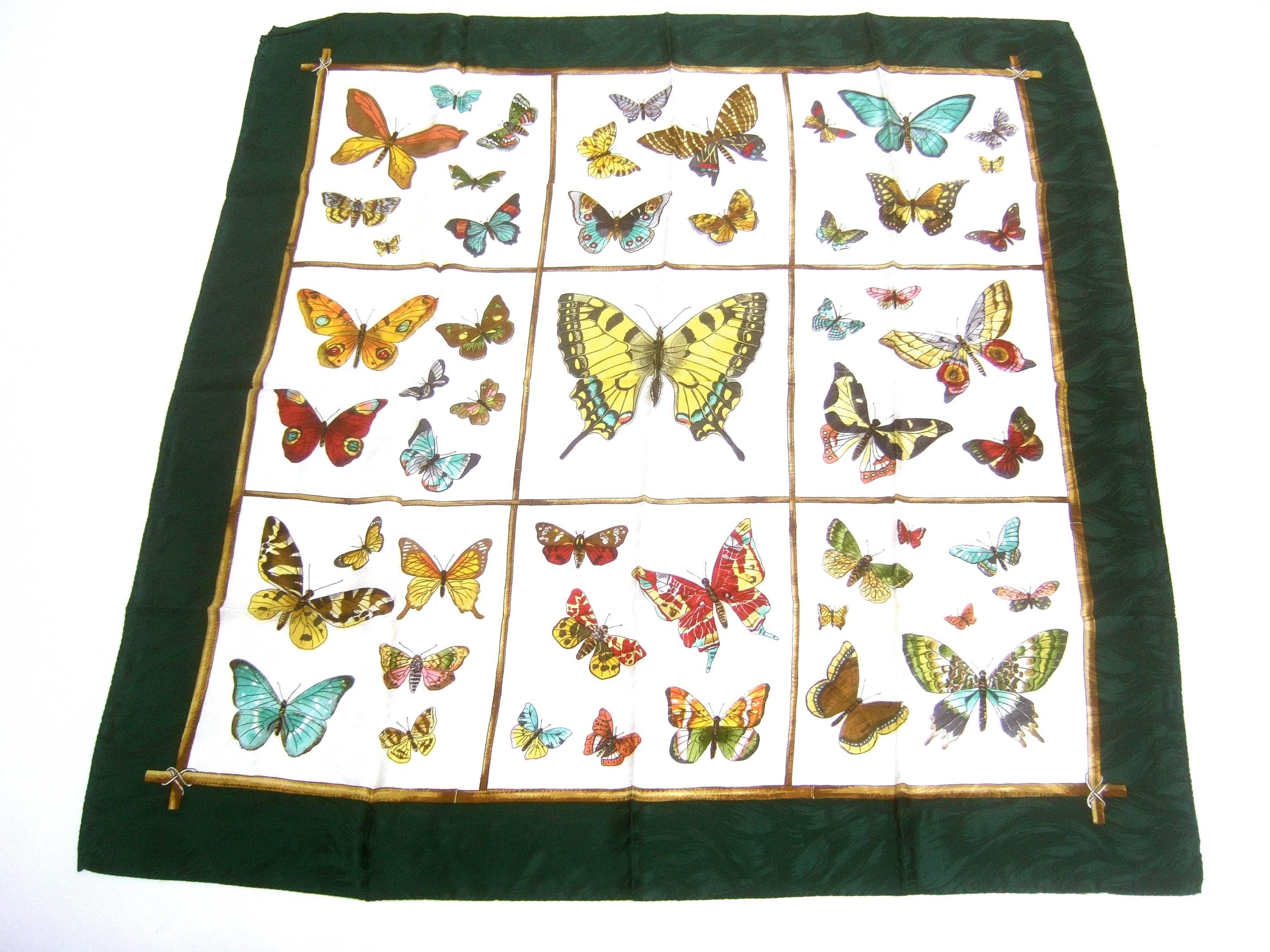 china silk butterfly scarf