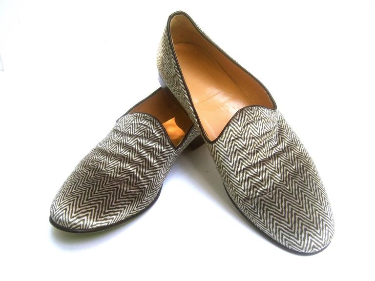 Men's Italian Velvet Slipper Style Shoes Designed by Vero Cuoio Size 44 ...