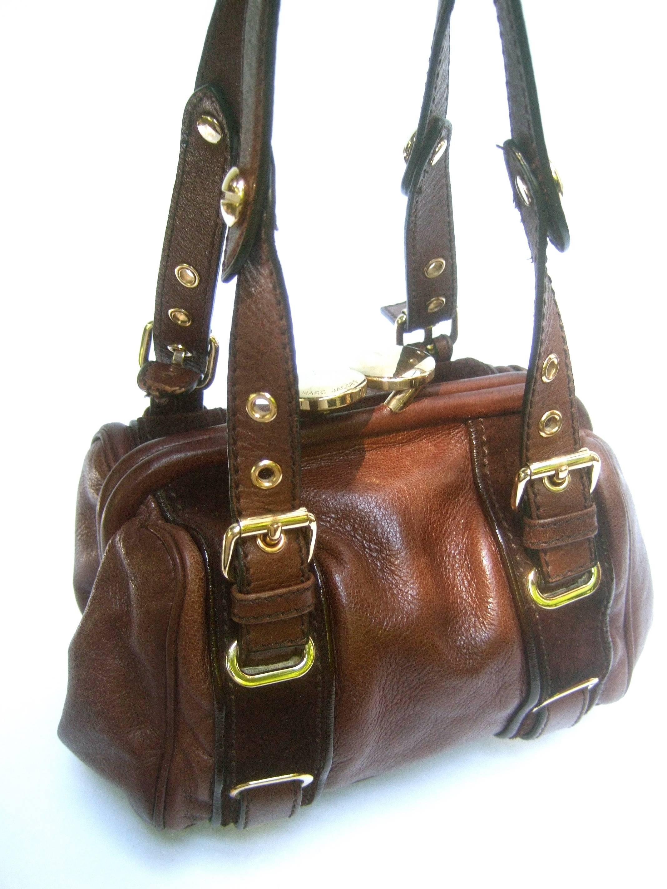 Women's Marc Jacobs Italian Brown Leather Diminutive Handbag 