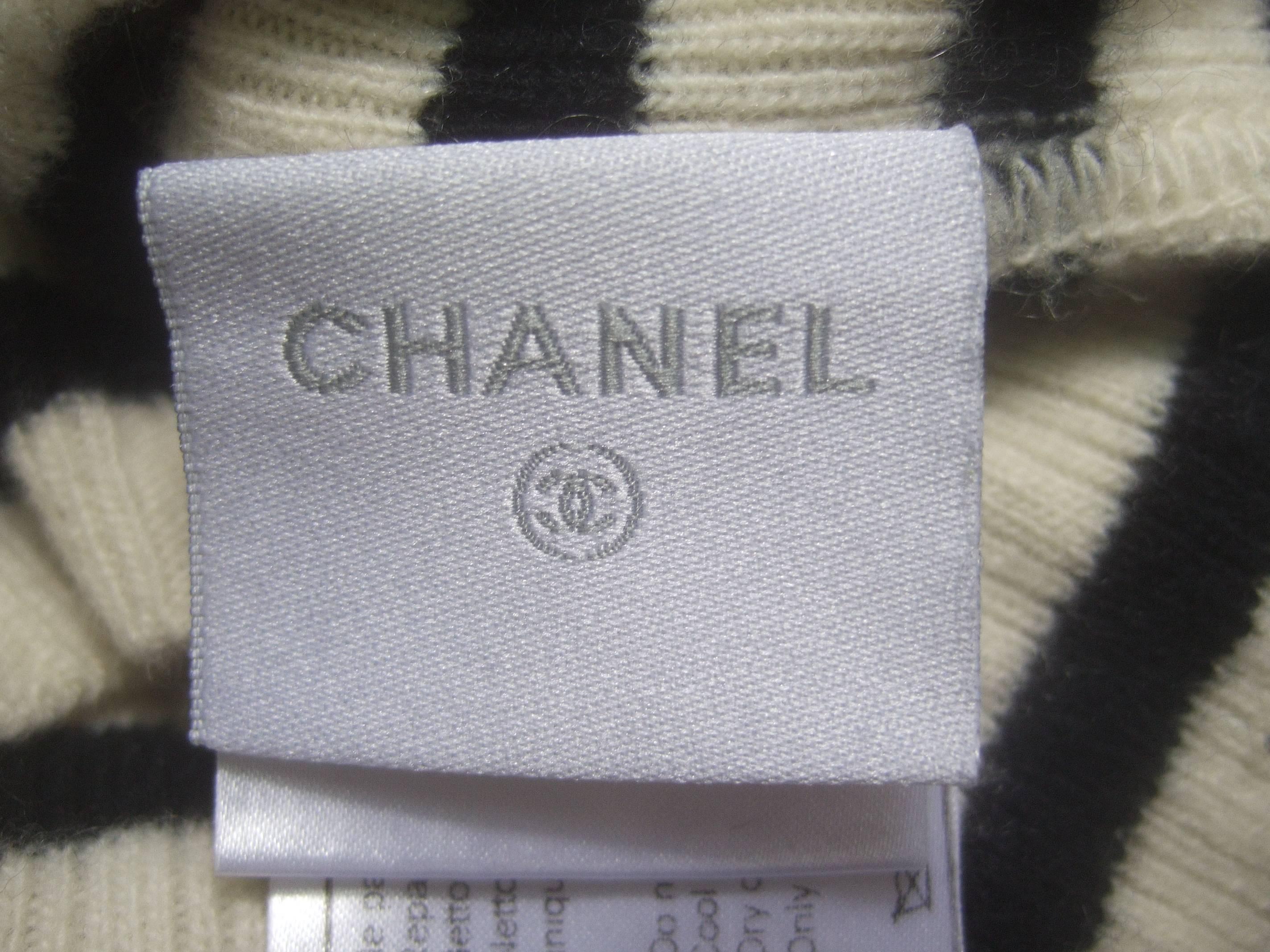 Chanel Nautical Theme Striped Wool Italian Sweater with Chanel Buttons  5