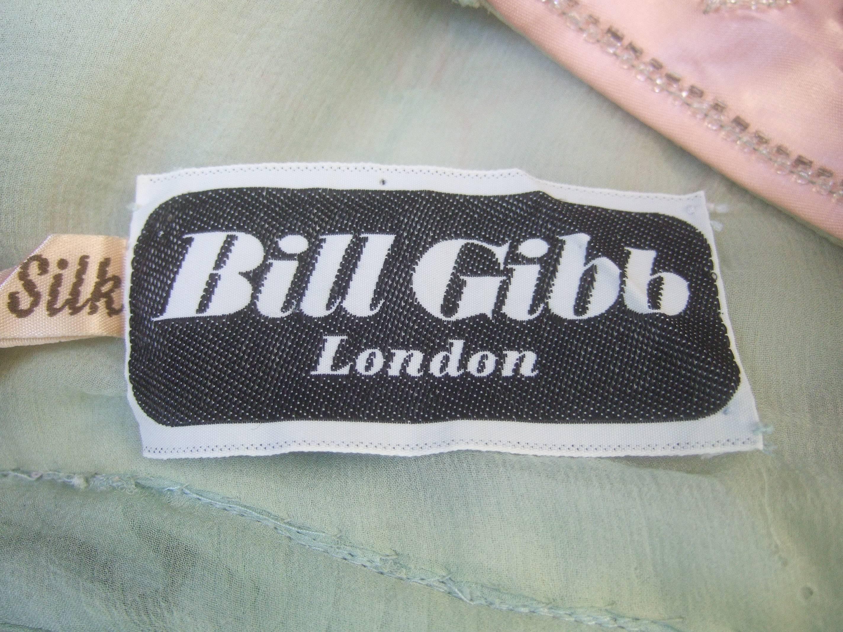 Bill Gibb Silk Chiffon Ensemble. Early 1970's. 4