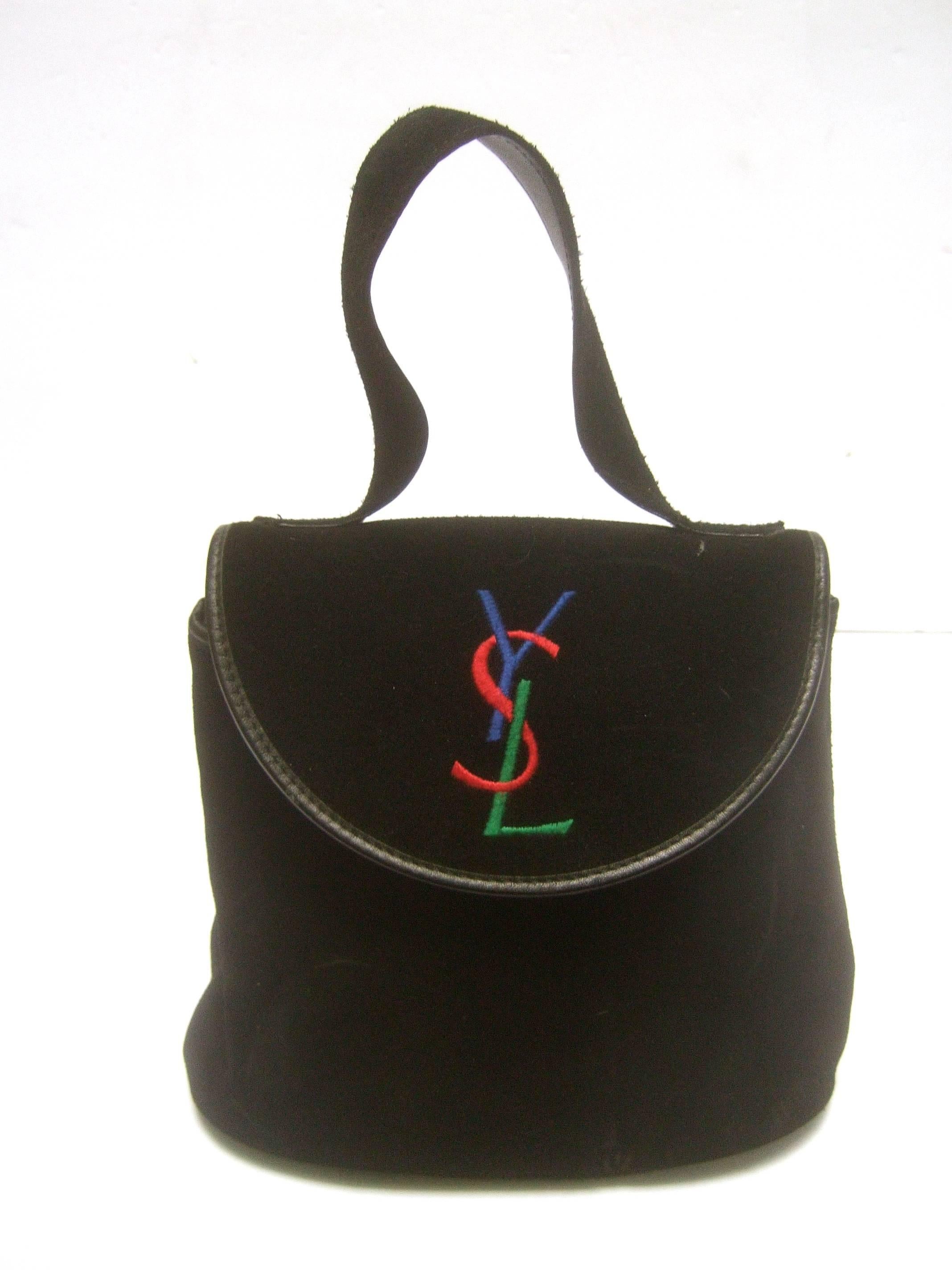 ysl embroidered bag
