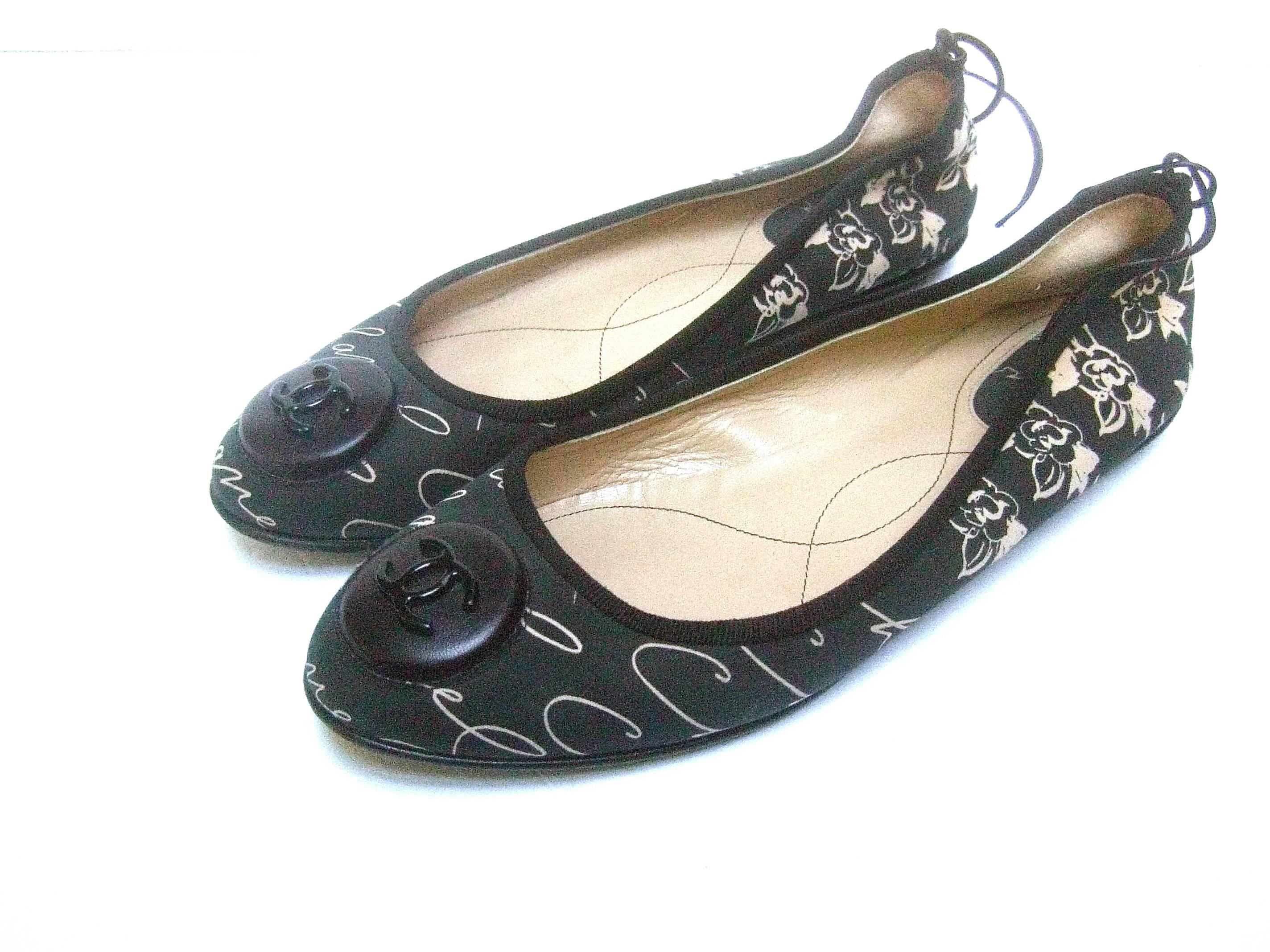 Chanel Iconic Italian Ballet Style Flats in Chanel Box U.S. 8  E.U. 38.5 3