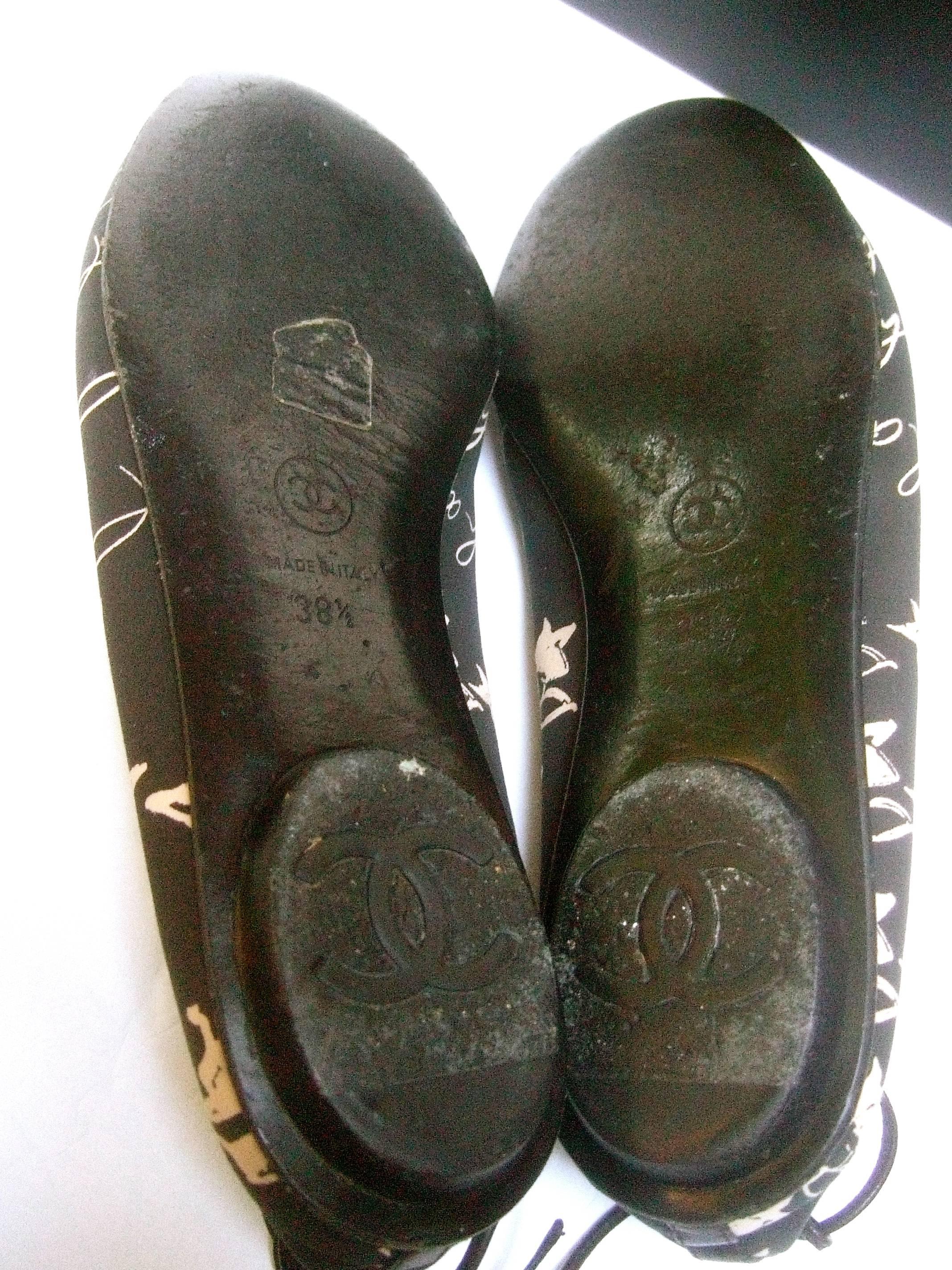 Chanel Iconic Italian Ballet Style Flats in Chanel Box U.S. 8  E.U. 38.5 5