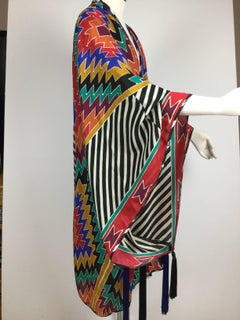 Incredible Adele Simpson Kimono Style Jacket. 1980's.