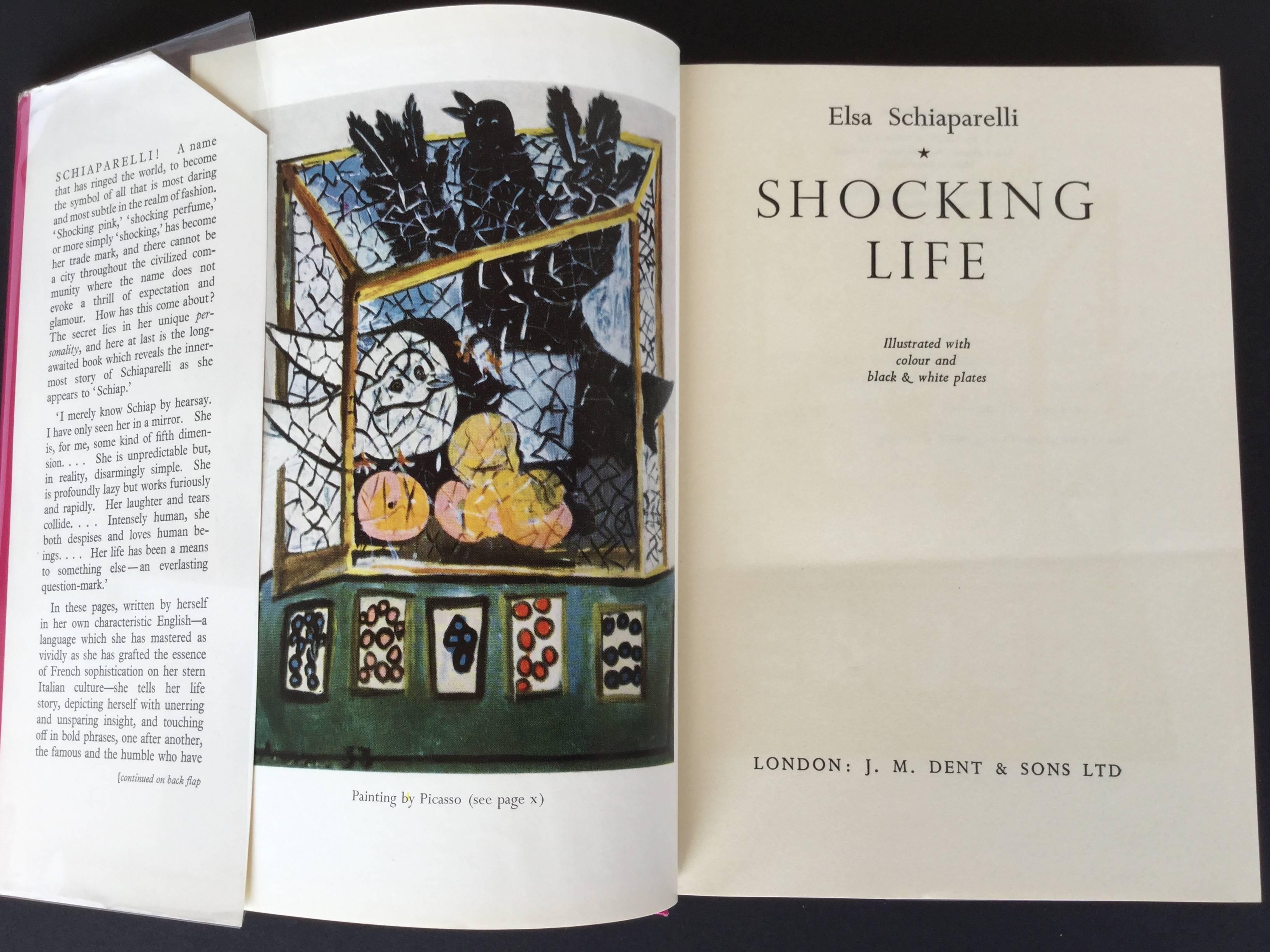 Red Shocking Life. The autobiography of Elsa Schaiparelli. 1st Edition. 1954