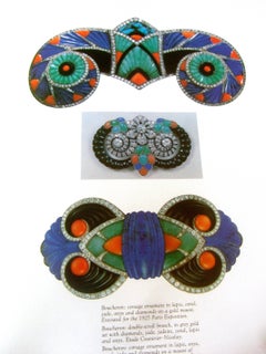 Art Deco Jewelry Hard Cover Book by Sylvie Raulet for Rizzoli c 1989