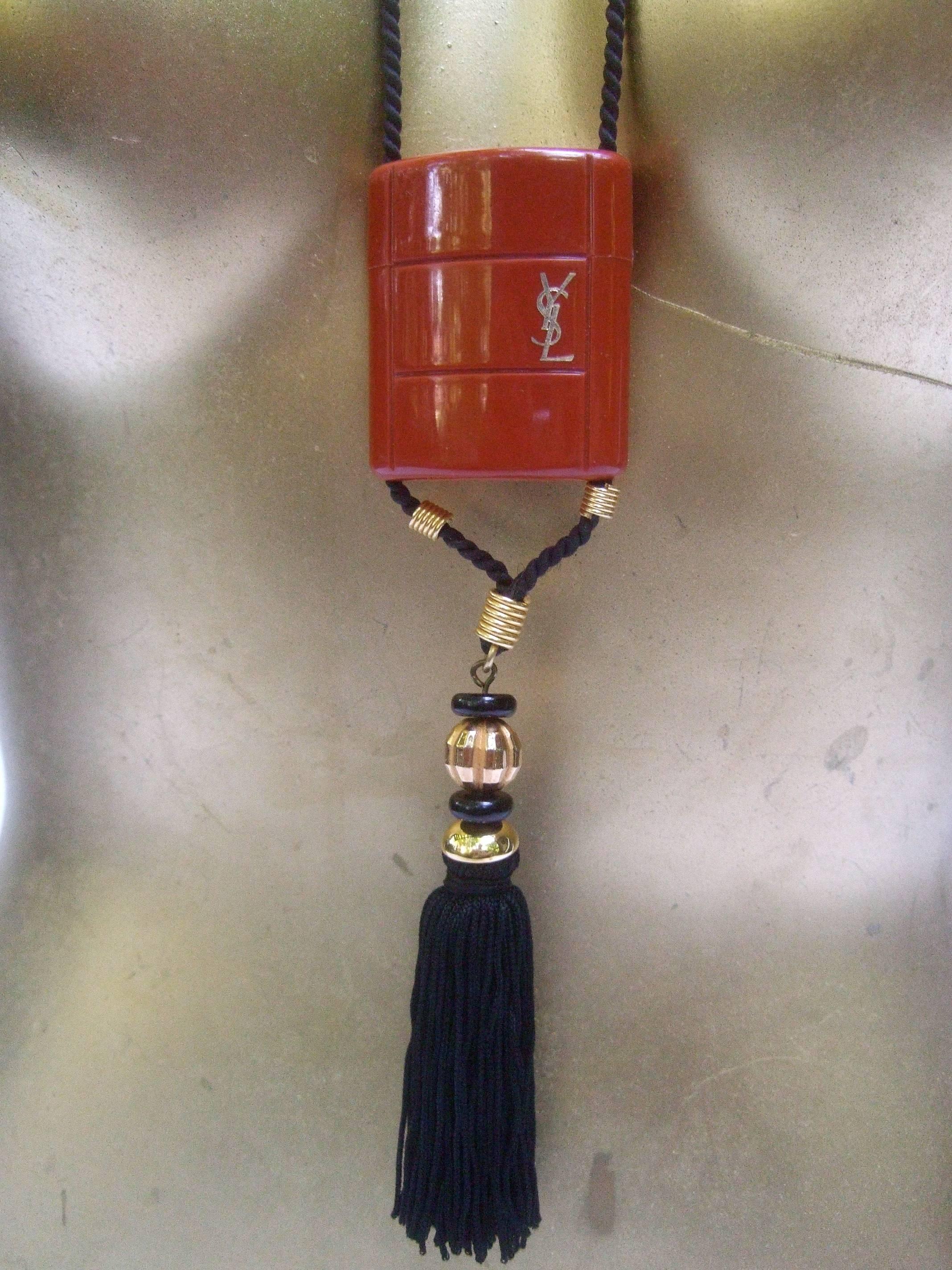 Yves Saint Laurent Opium Tassel Pendant necklace   In Excellent Condition In University City, MO