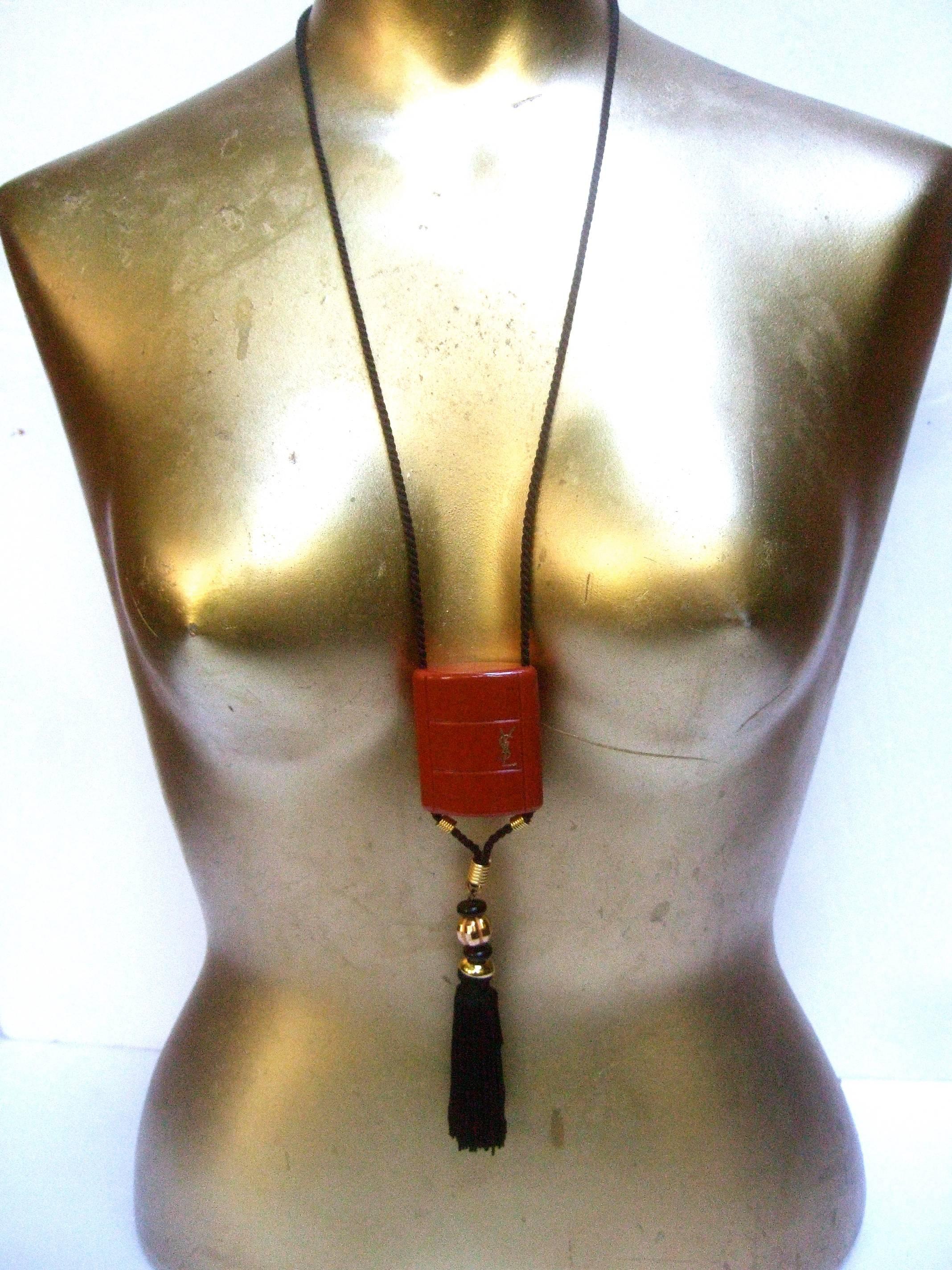 Yves Saint Laurent Opium Tassel Pendant necklace 2
