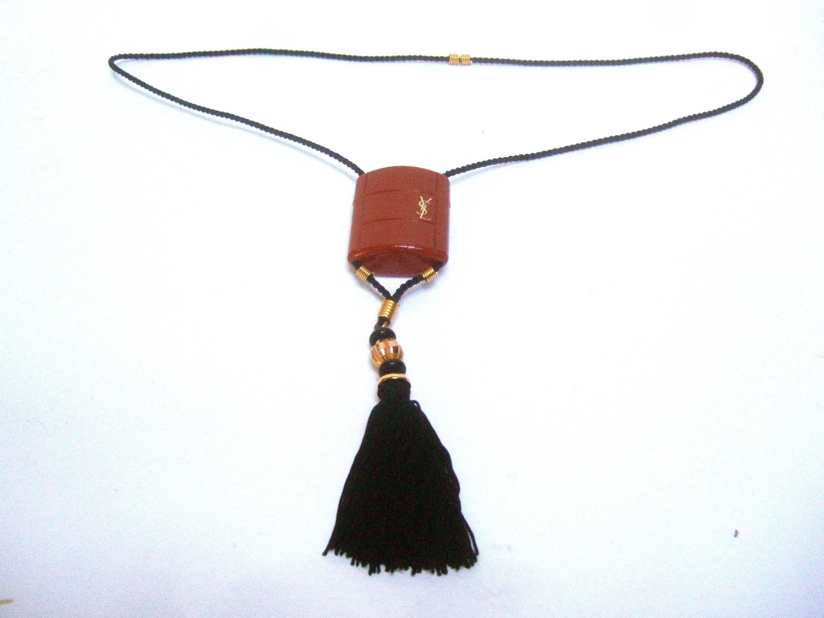 Yves Saint Laurent Opium Tassel Pendant necklace   1