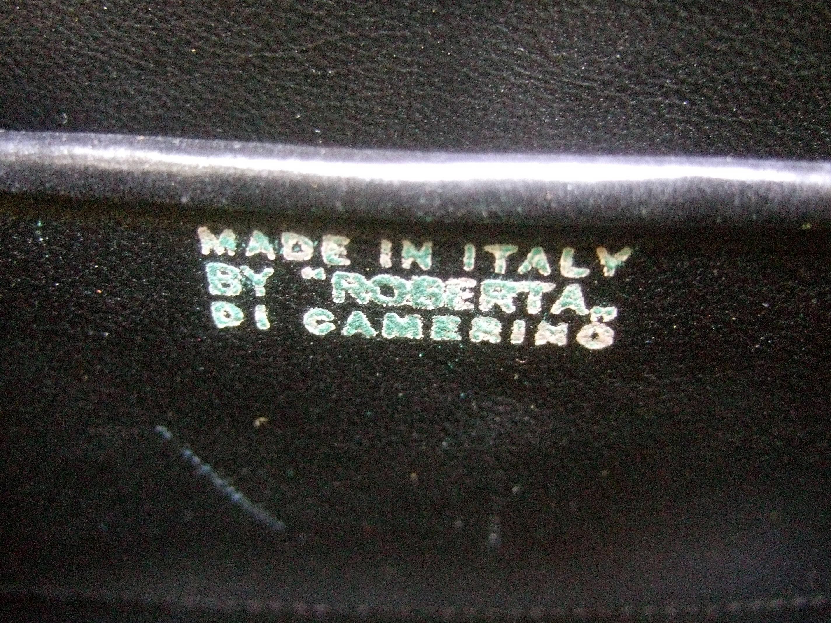 Roberta Di Camerino Italian Chic Velvet Striped Handbag c 1970  4