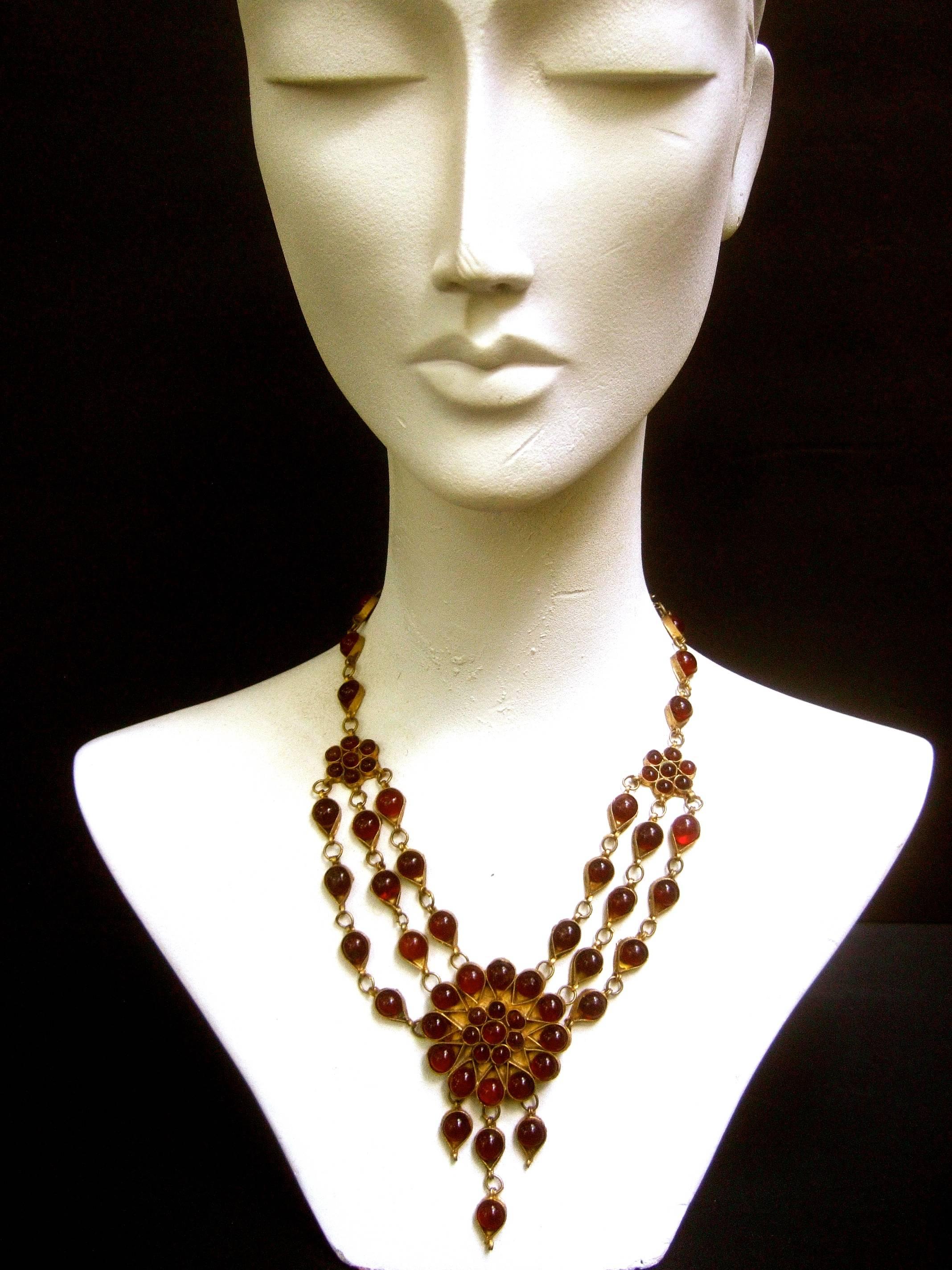 glass cabochon choker necklace manufacturer