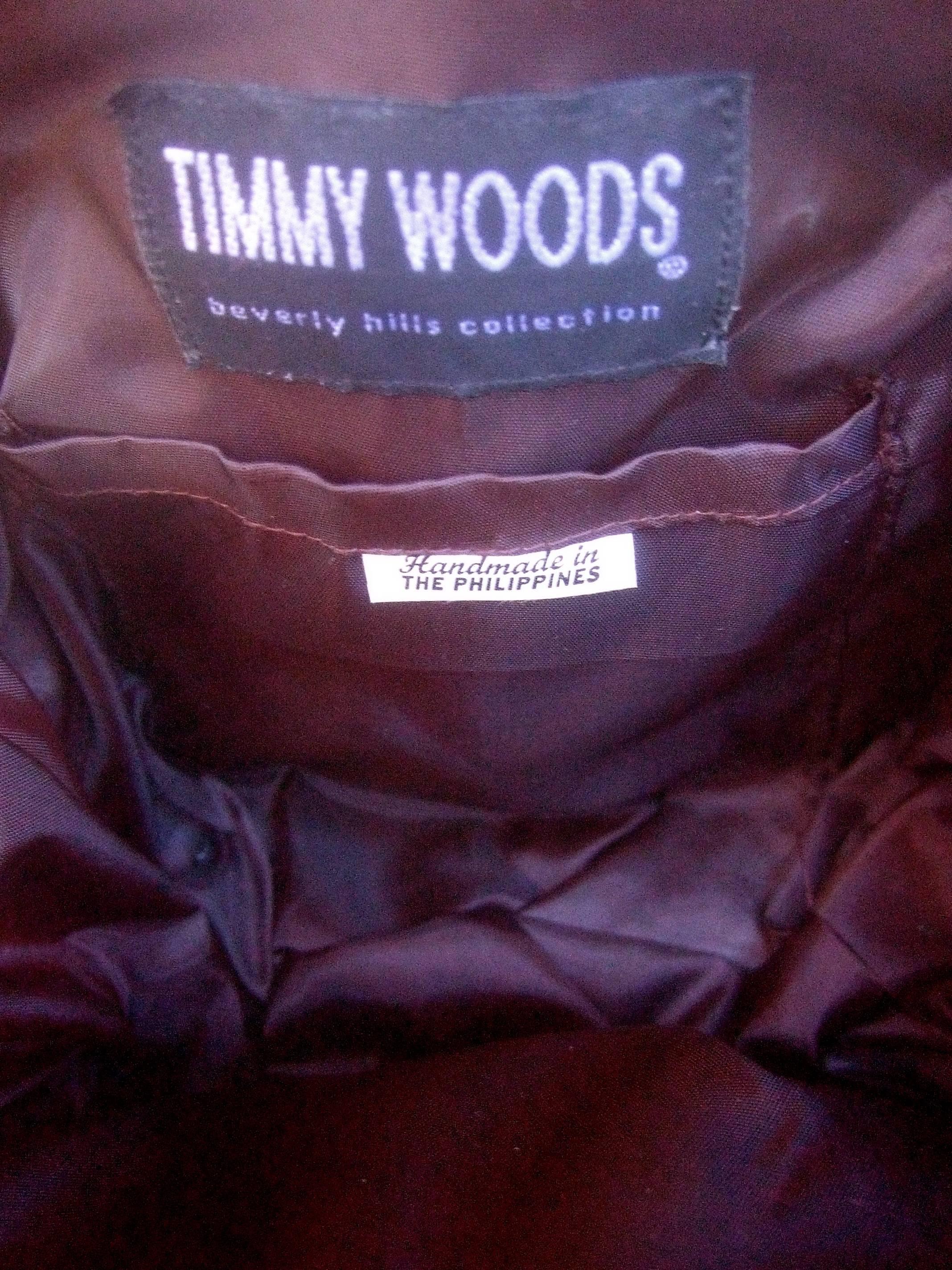 Timmy Woods Beverly Hills Whimsical Artisan Santa Claus Handbag  2