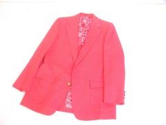 Lilly Pulitzer Men's Coral Pink Resort Sports Jacket circa 1970s