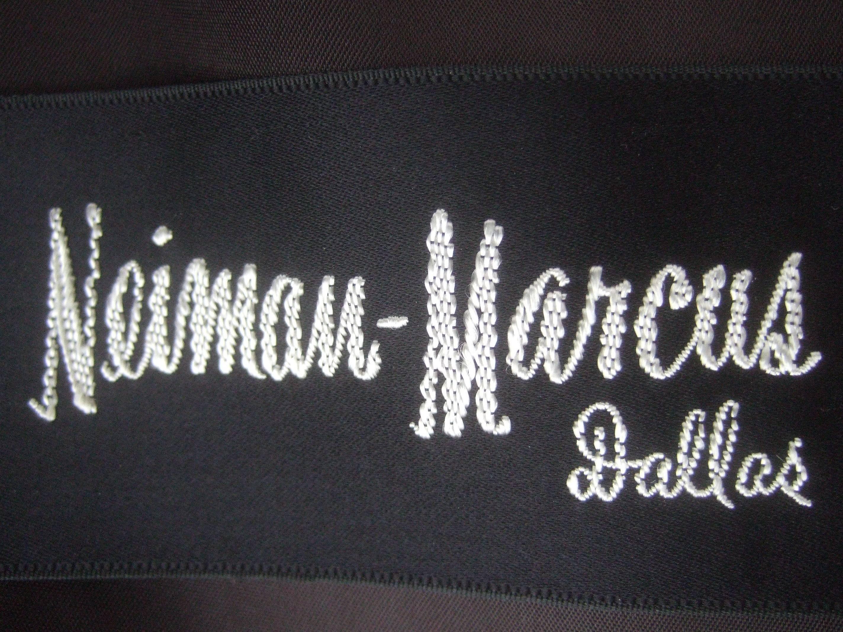 Luxurious Mahogany Mink Fox Trim Coat for Neiman Marcus c 1980s 5