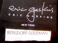 Black Long Silk Velvet Maxi Skirt from Bergdorf Goodman by Eric Gaskins