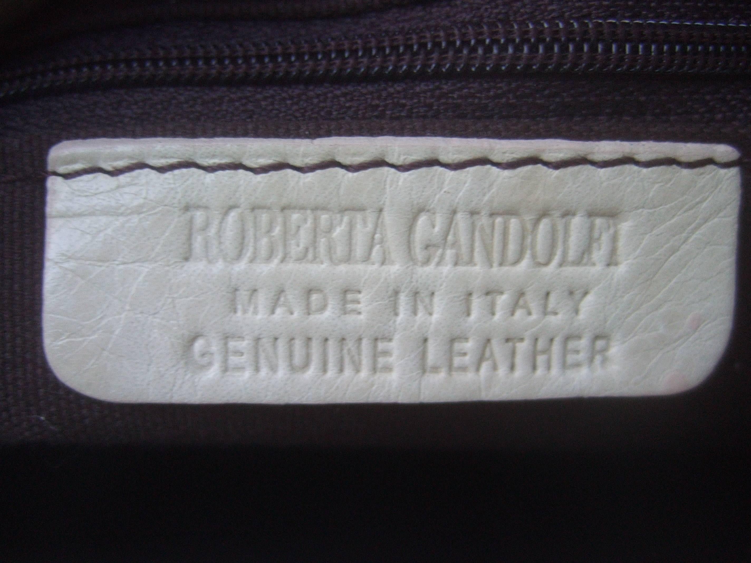 Italian Blonde Mink Fur Ivory Leather Handbag   3