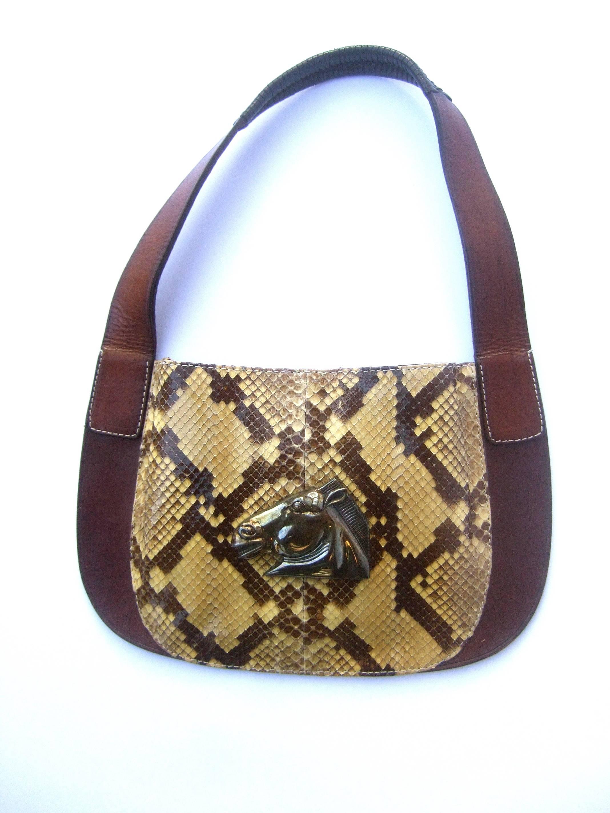 Barry Kieselstein-Cord Sterling Equine Emblem Diminutive Handbag c 1991 1