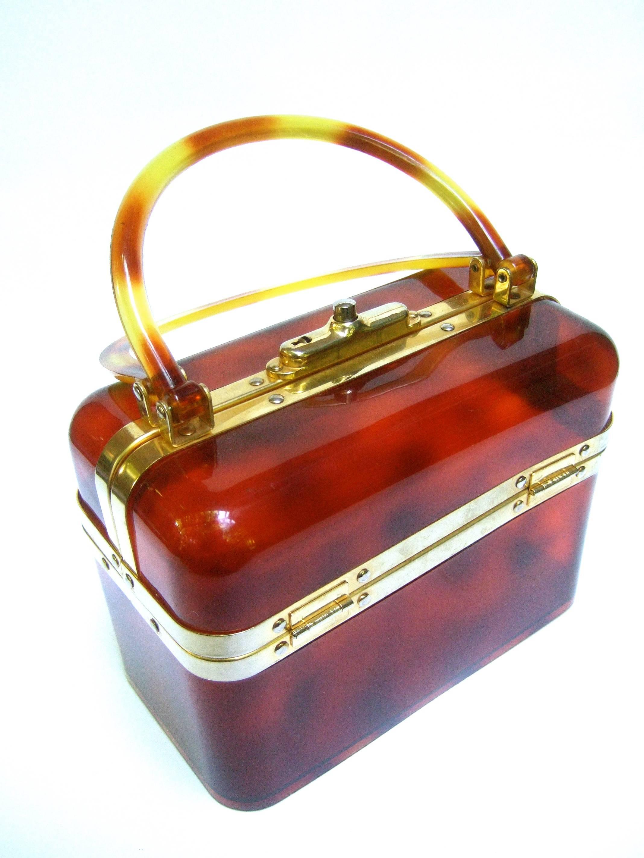 vintage lucite box purse