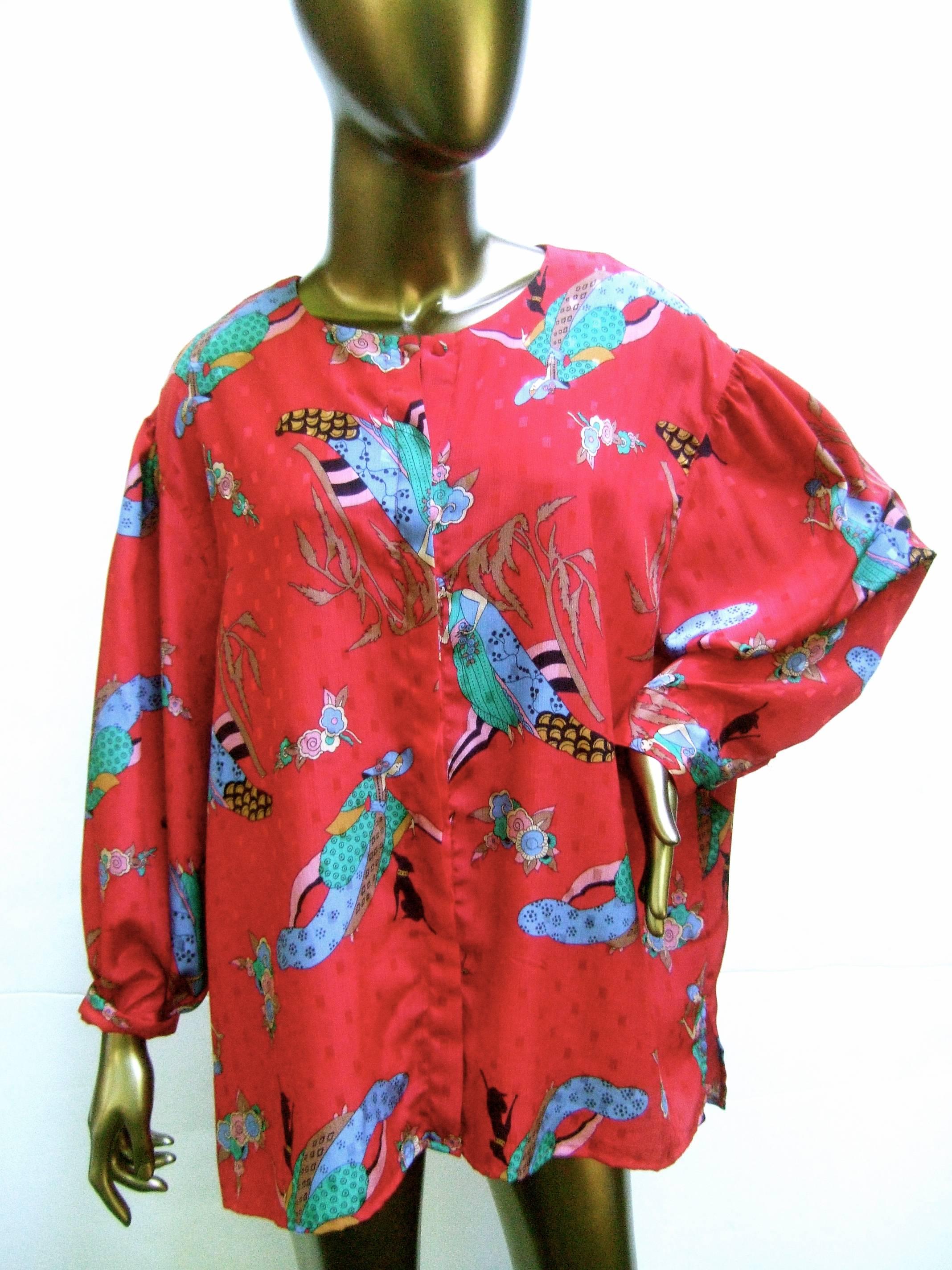 1980s blouse styles