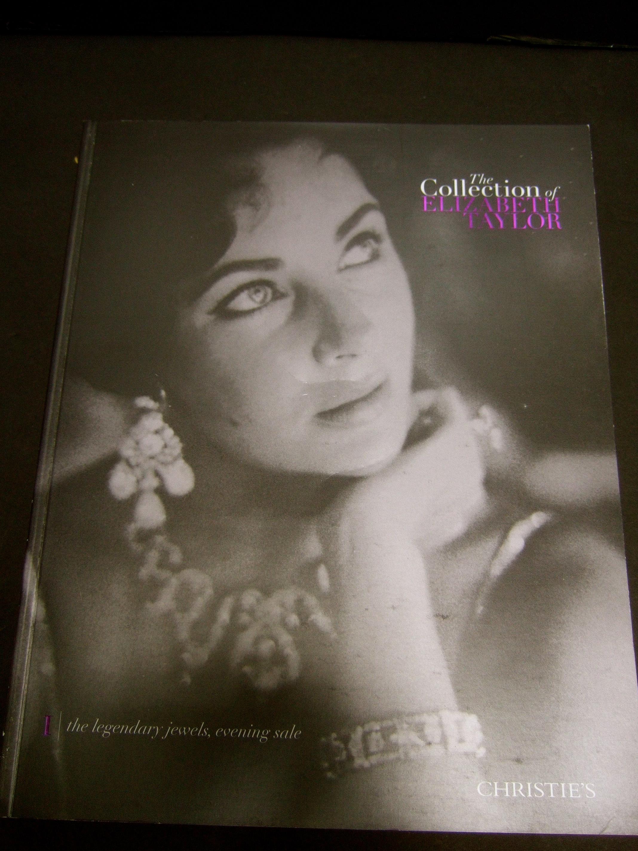 Elizabeth Taylor's Christies Auction Estate Set of Six Catalogs in Case 12