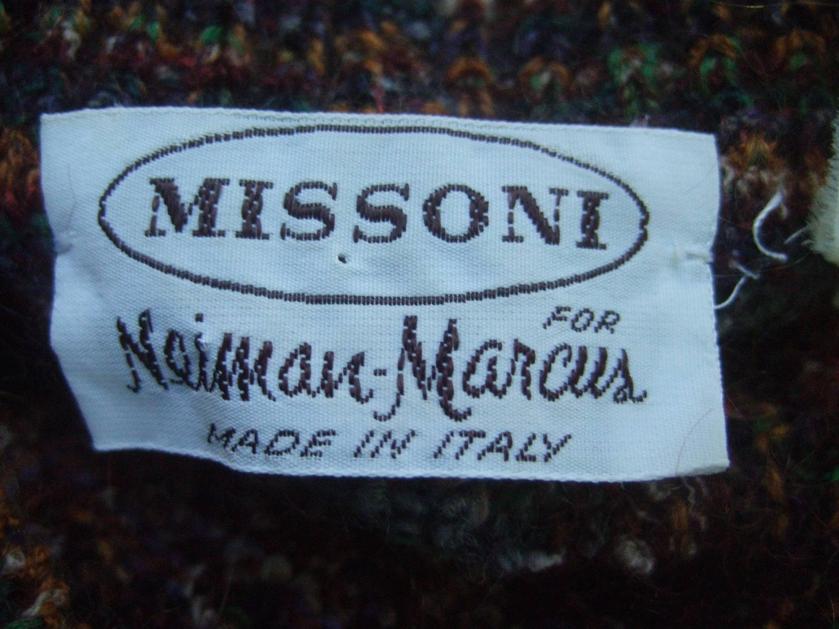 Missoni Italy Chevron Wool Knit Long Cardigan for Neiman Marcus 3