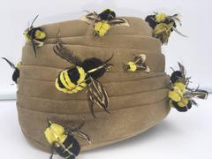 Surrealistic Bes-Ben Bee Hive Hat. 1950's.