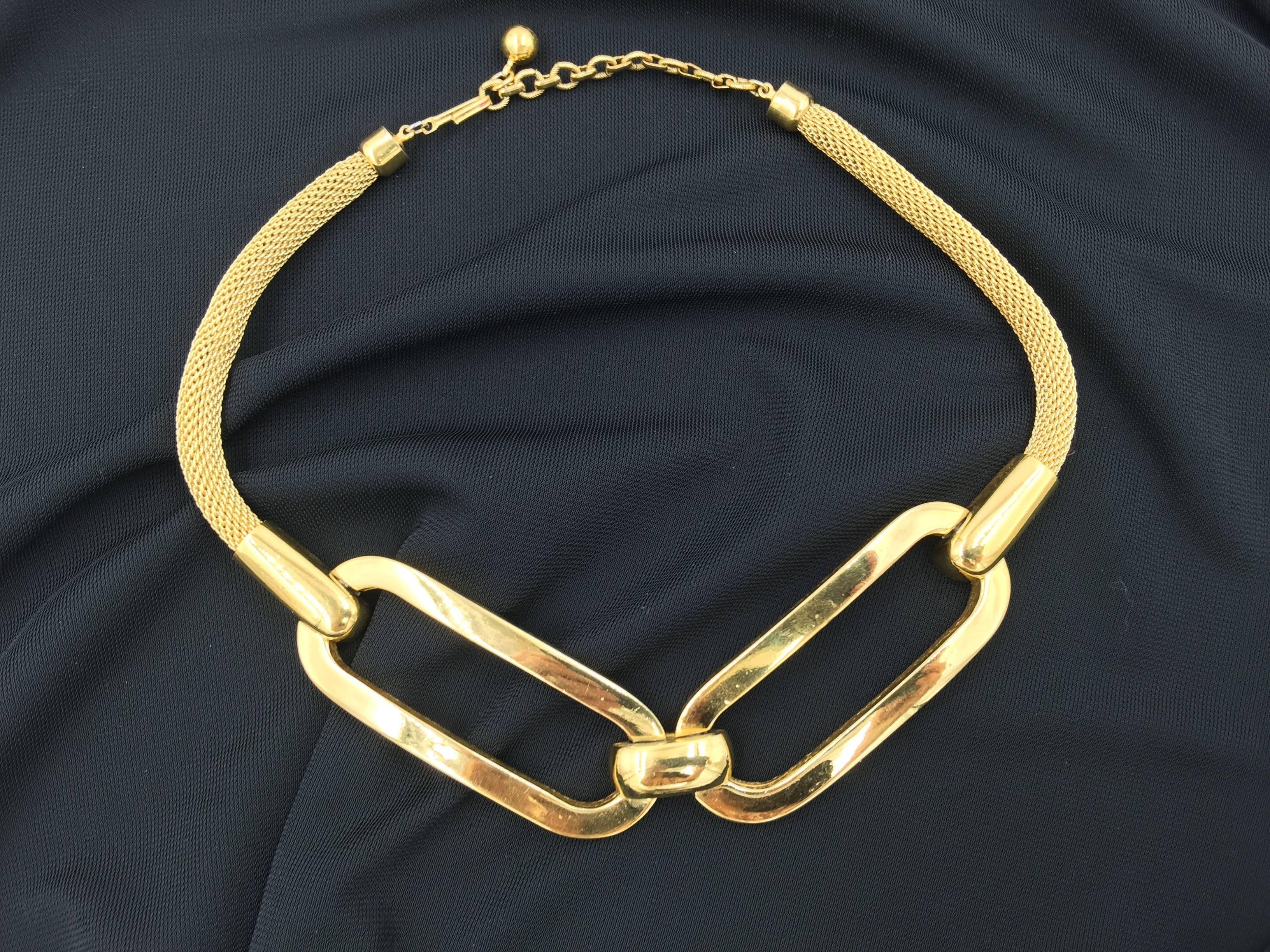 Modernist Givenchy Necklace. 1977 1