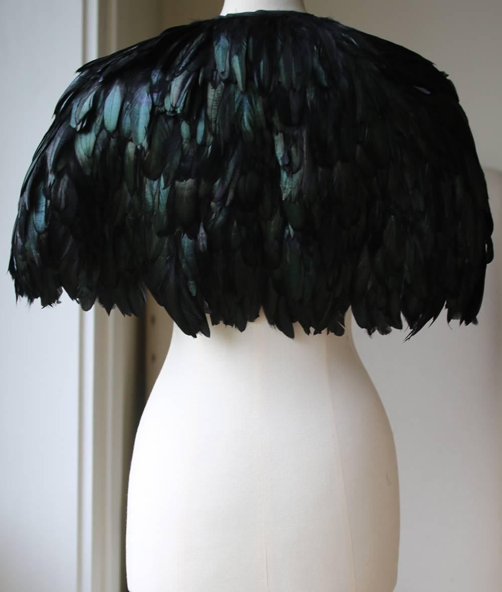 Chloé by Stella McCartney Feather Textured Cape, 2001  1
