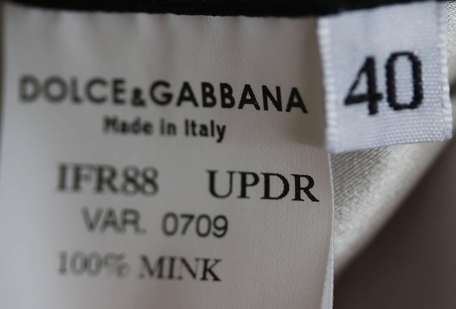 Dolce and Gabbana Mink Fur Coat at 1stDibs | dolce and gabbana fur coat ...