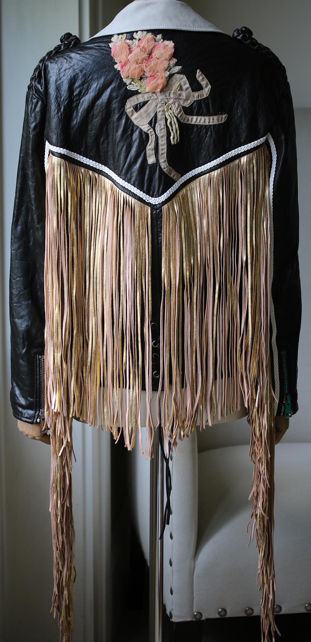 fringe leather jacket