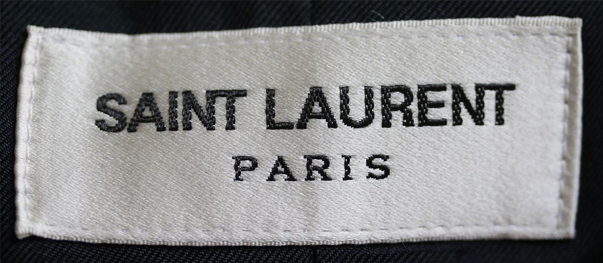 Women's Saint Laurent Satin-Trimmed Wool Gabardine Tuxedo Jacket