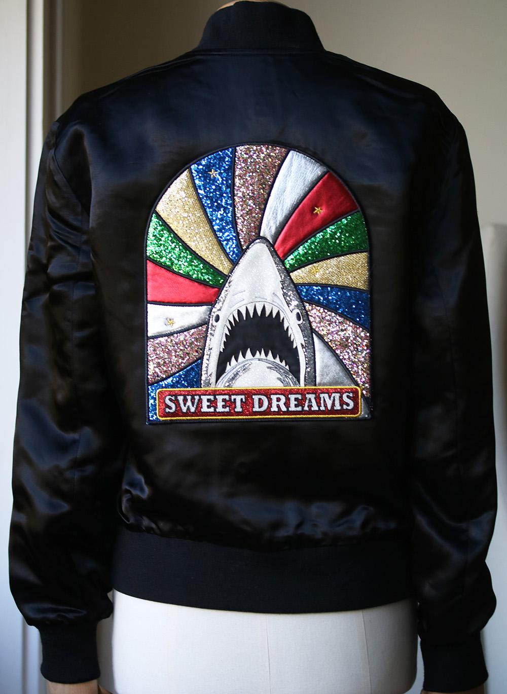 saint laurent shark jacket