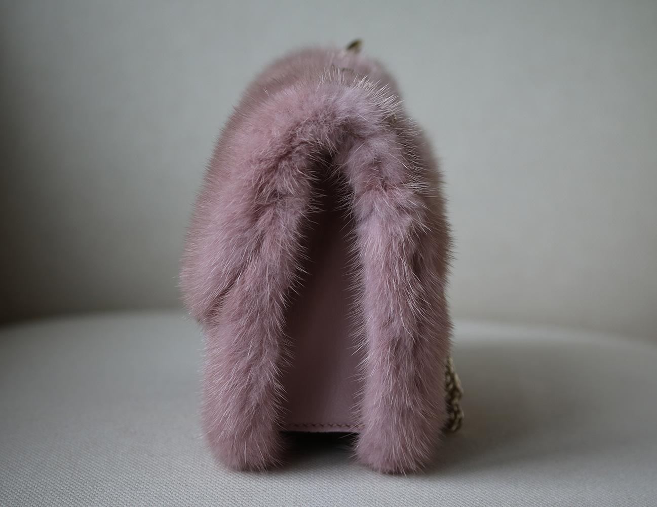 valentino fur bag