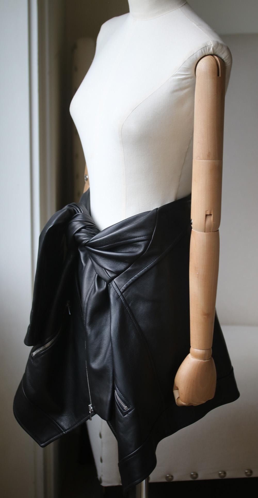 magda butrym leather skirt