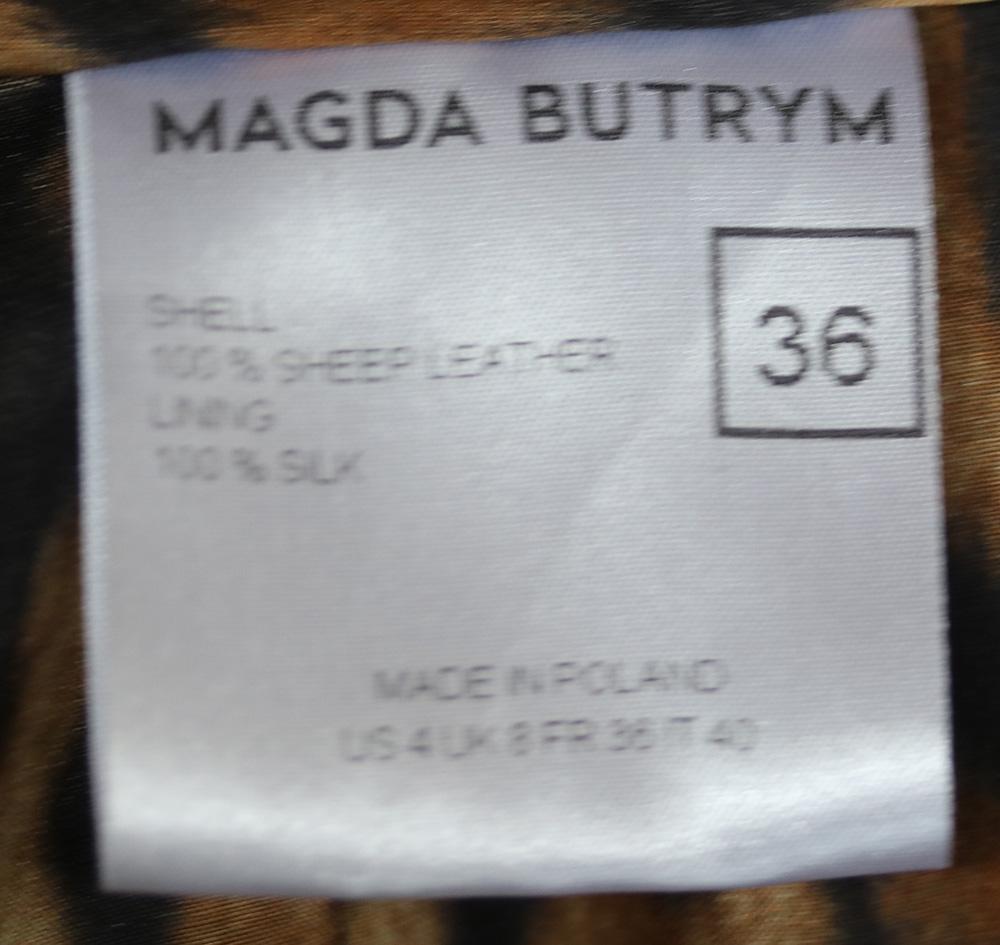 Magda Butrym Buffalo Leather Wrap Skirt  In New Condition In London, GB