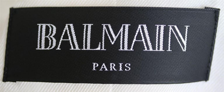 Balmain Satin-Trimmed Crepe Blazer For Sale at 1stDibs | balmain satin ...