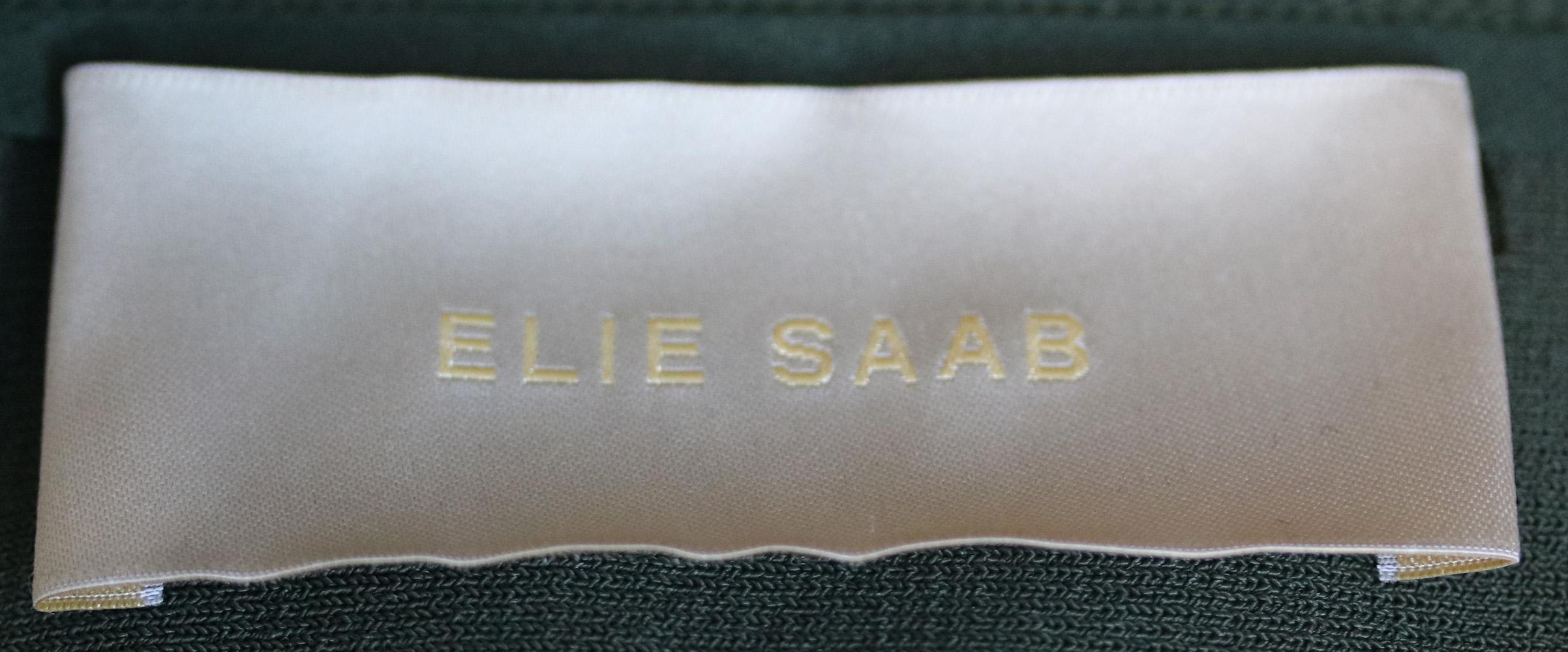 Women's Elie Saab Eyelet-Embellished Stretch-Knit Mini Dress