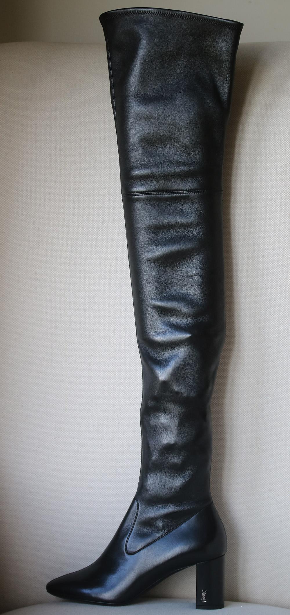 saint laurent loulou over the knee boots