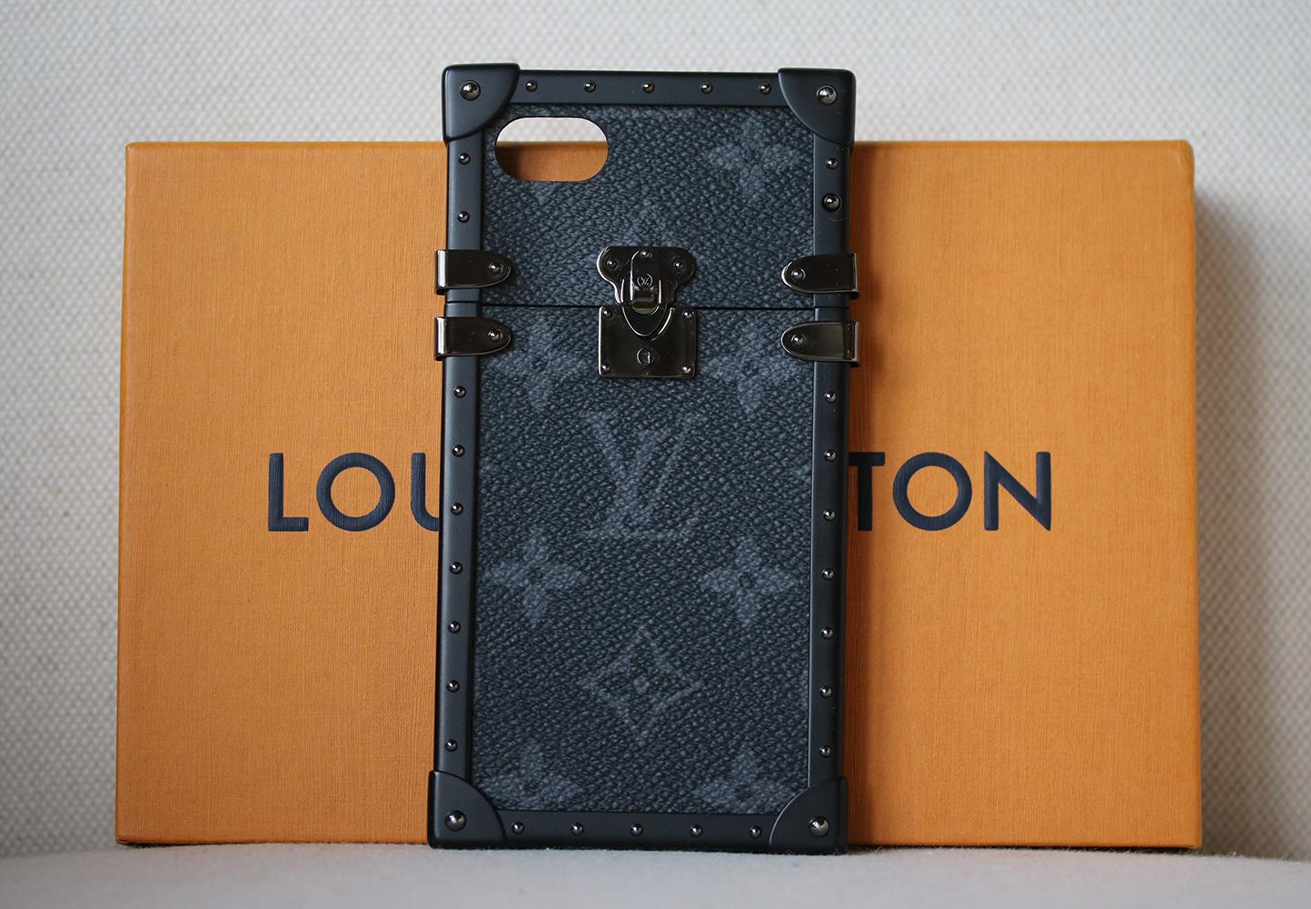 Black Louis Vuitton Monogram Eclipse Eye Trunk iPhone 7 Case