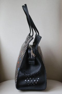 Goyard Personalised Hardy GM Canvas Leather Tote and Dog Bag